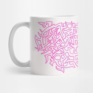 Pink Graffiti Mug